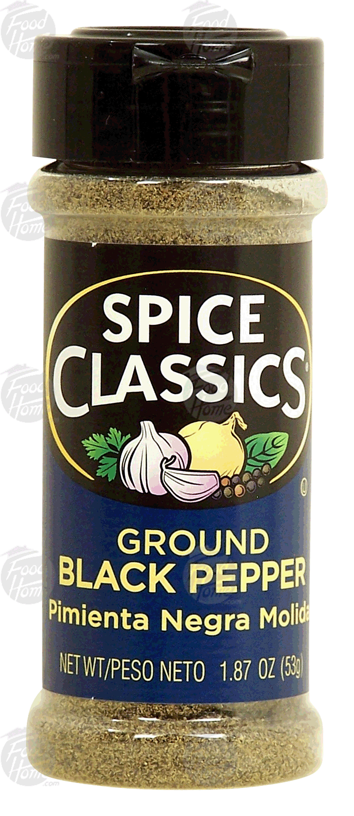 Spice Classics  ground black pepper, pimienta negra molida Full-Size Picture